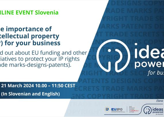 IPfB ONLINE EVENT Slovenia, importance of IP